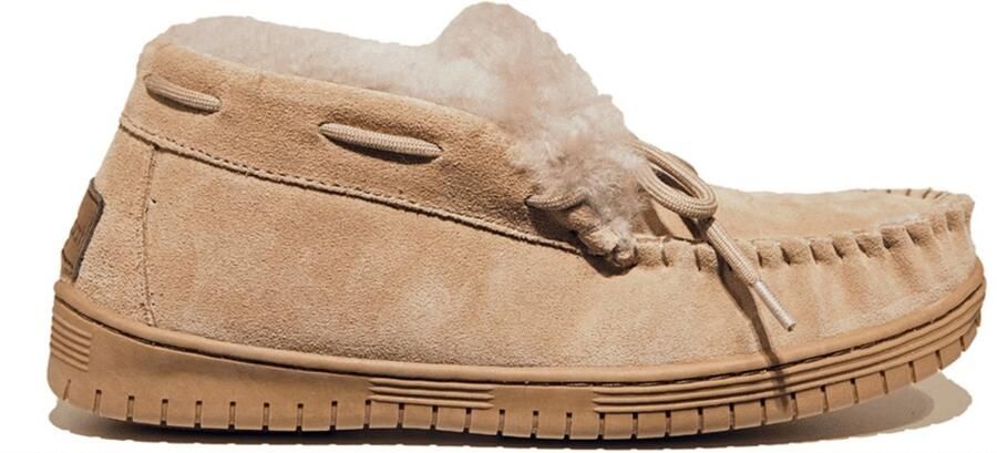 Warmbat Dames Pantoffel Bunya Women Suede Taupe