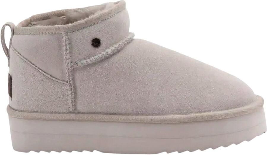 Warmbat Boots Women Durack Suede Plateau Cement
