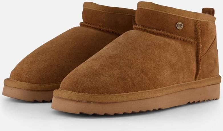 WARMBAT Vachtlaarzen Dames Durack Maat: 38 Materiaal: Suède Kleur: Cognac - Foto 5