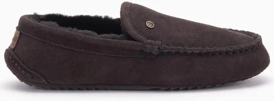 WARMBAT Pantoffels Heren Earlwood Suède Bruin