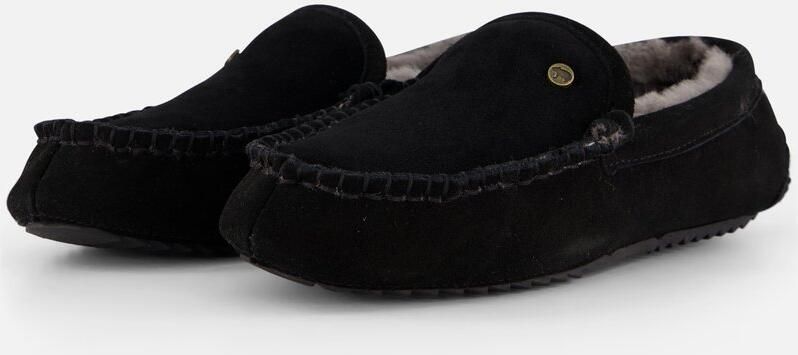 WARMBAT Pantoffels Heren Earlwood Maat: 41 Materiaal: Suède Kleur: Zwart - Foto 7