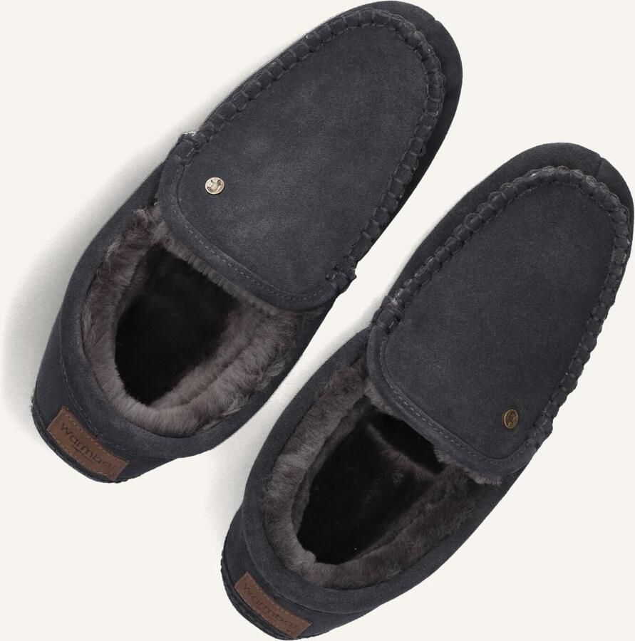 WARMBAT Pantoffels Heren Earlwood Maat: 46 Materiaal: Suède Kleur: Zwart - Foto 6