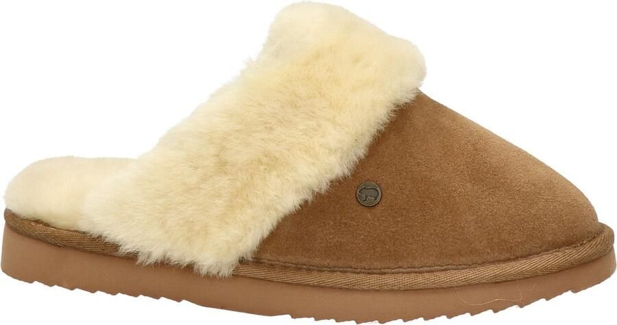 WARMBAT Pantoffels Dames Flurry Suède Cognac