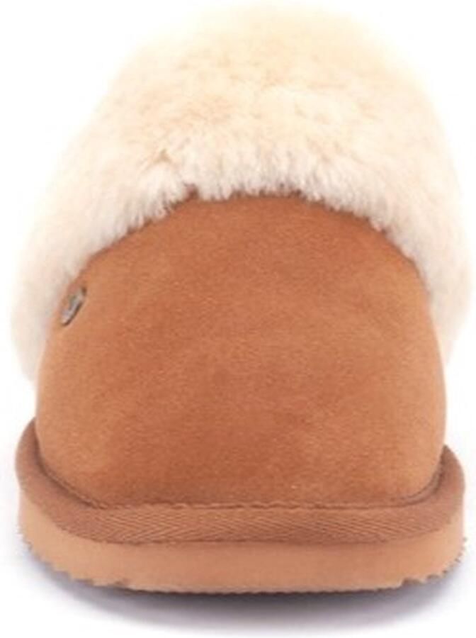 WARMBAT Pantoffels Dames Flurry Maat: 38 Materiaal: Suède Kleur: Cognac - Foto 6
