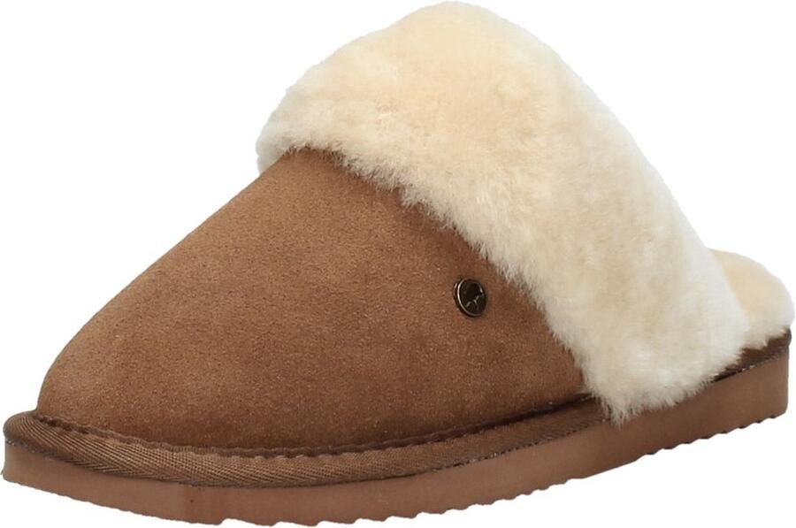 WARMBAT Pantoffels Dames Flurry Maat: 38 Materiaal: Suède Kleur: Cognac - Foto 8