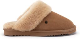 Warmbat Flurry Suede Dames Sloffen Beige