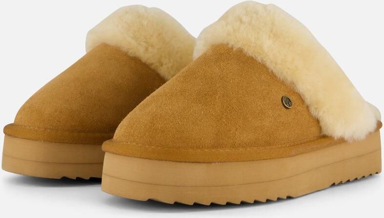 Warmbat Suède Pantoffels voor Wolkenwandeling Brown Dames - Foto 6