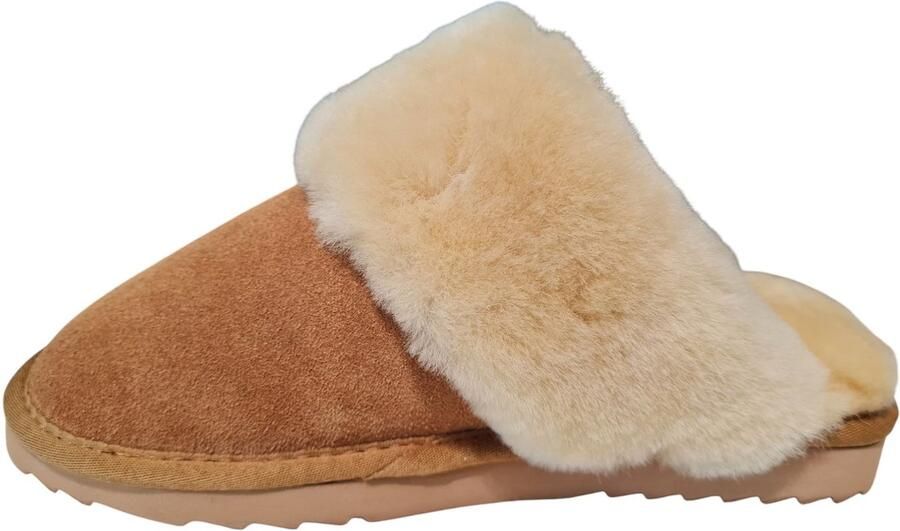 WARMBAT Pantoffels Dames Flurry Maat: 42 Materiaal: Suède Kleur: Cognac - Foto 14