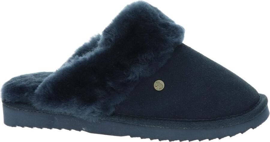 WARMBAT Pantoffels Dames Flurry Suède Blauw