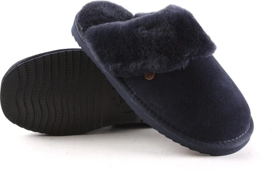 WARMBAT Pantoffels Dames Flurry Suède Blauw - Foto 6