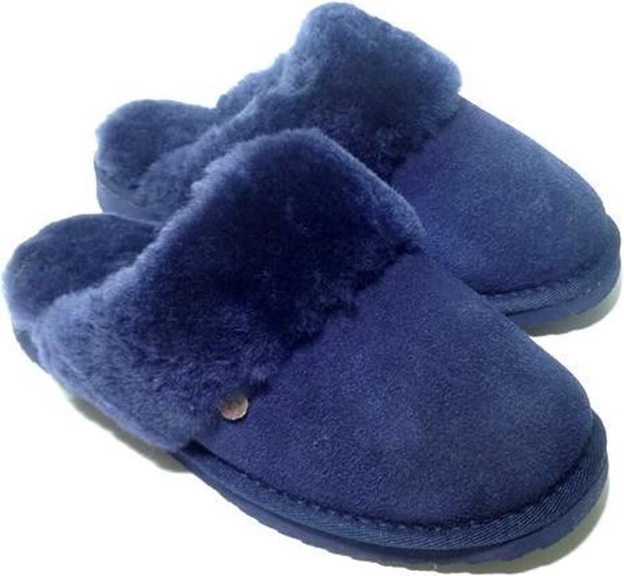 WARMBAT Pantoffels Dames Flurry Suède Blauw - Foto 2