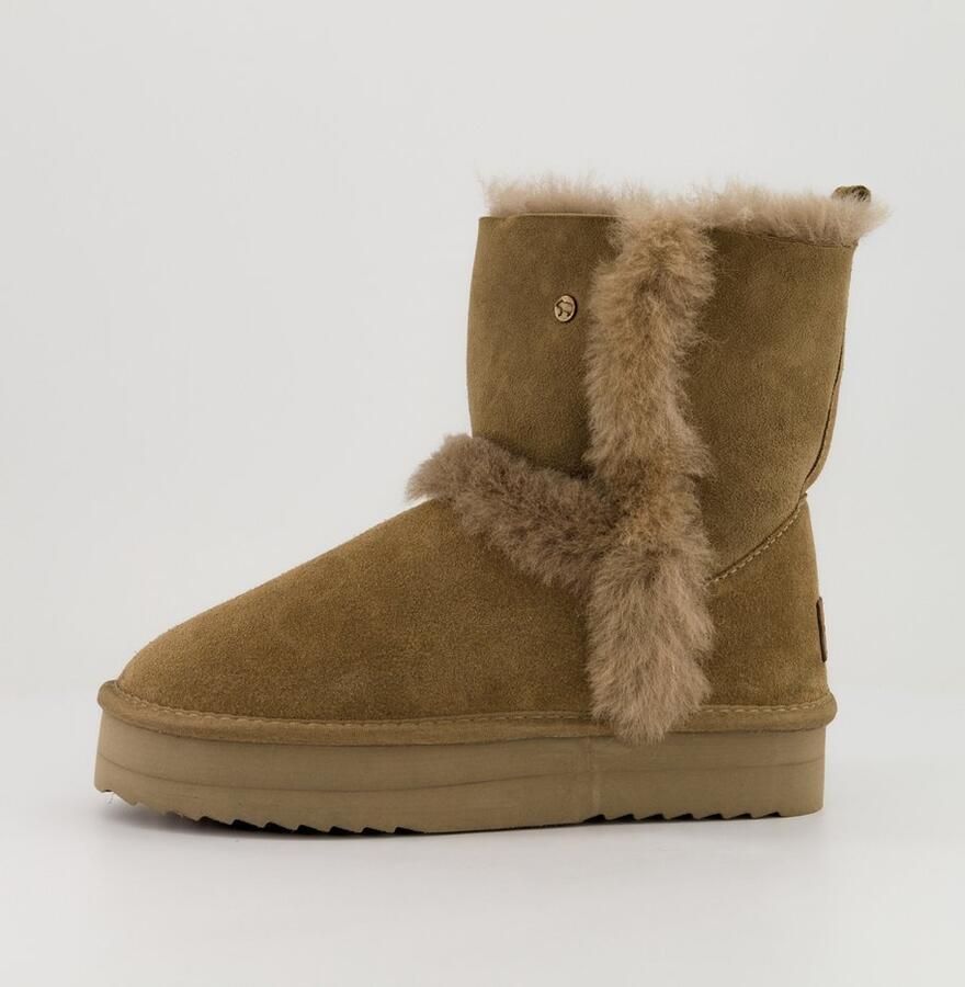 Warmbat Winter Warmlined Enkellaars Groen