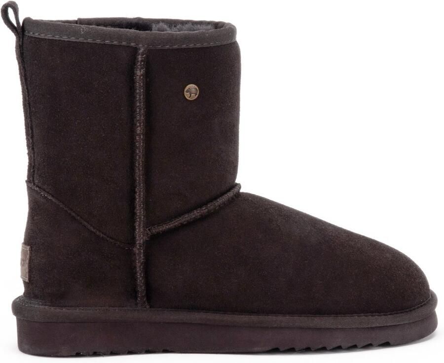 Warmbat Kangaroo Suede Boot Dames Laarzen Bruin