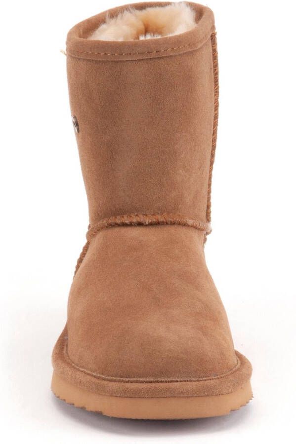 WARMBAT Vachtlaarzen Dames Kangaroo Maat: 37 Materiaal: Suède Kleur: Cognac - Foto 3