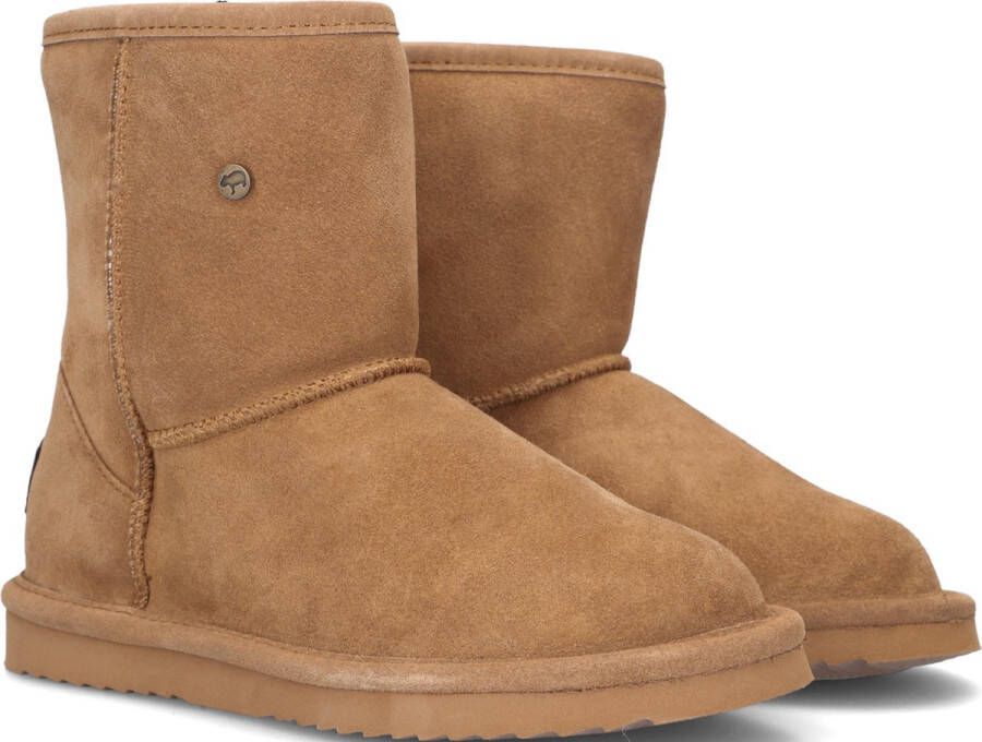 WARMBAT Vachtlaarzen Dames Kangaroo Maat: 37 Materiaal: Suède Kleur: Cognac - Foto 4