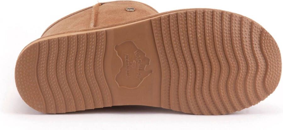 WARMBAT Vachtlaarzen Dames Kangaroo Maat: 37 Materiaal: Suède Kleur: Cognac - Foto 5