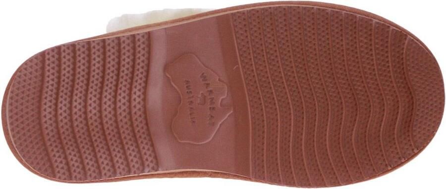 Warmbat Australia Willow suède pantoffels cognac kids Bruin Jongens Meisjes Suede 35 - Foto 7