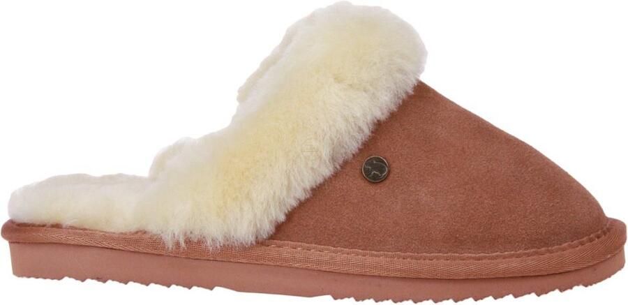 Warmbat Australia Willow suède pantoffels cognac kids Bruin Jongens Meisjes Suede 35 - Foto 6