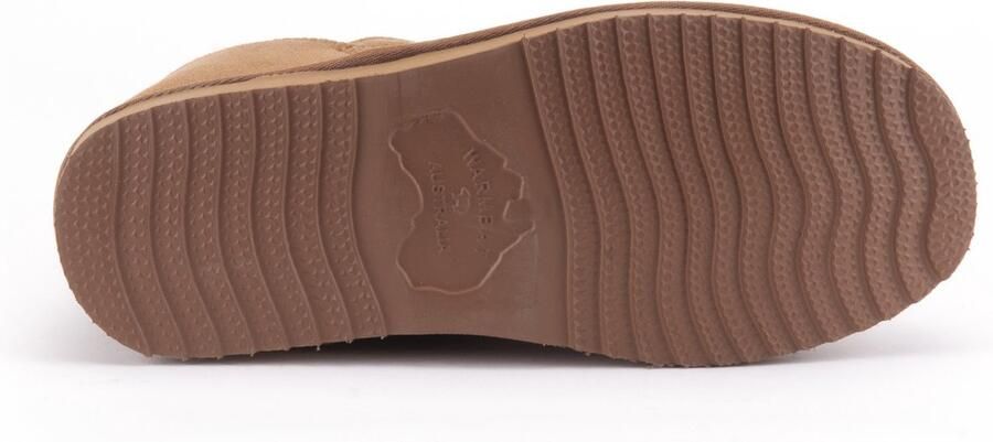 Warmbat Australia Willow suède pantoffels cognac kids Bruin Jongens Meisjes Suede 35 - Foto 12