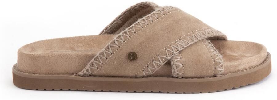 Warmbat Nyah Suede Dames Sandalen Stone