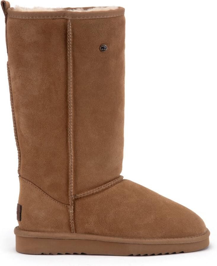 Warmbat Tamala Suede boot Dames Laarzen Cognac