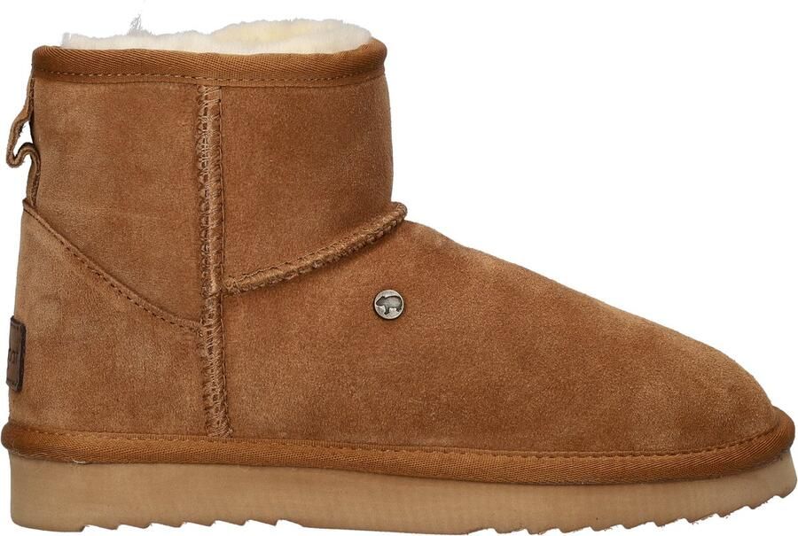 WARMBAT Vachtlaarzen Dames Wallaby Maat: 38 Materiaal: Suède Kleur: Cognac - Foto 3