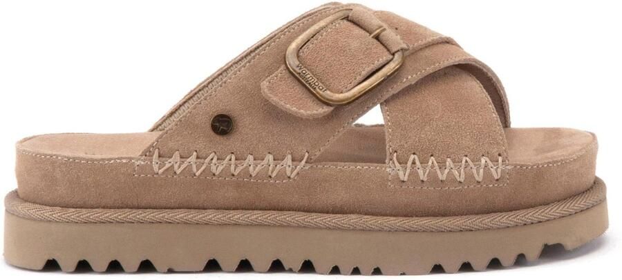 Warmbat Slippers Wondai 34WND311051 Stone Beige