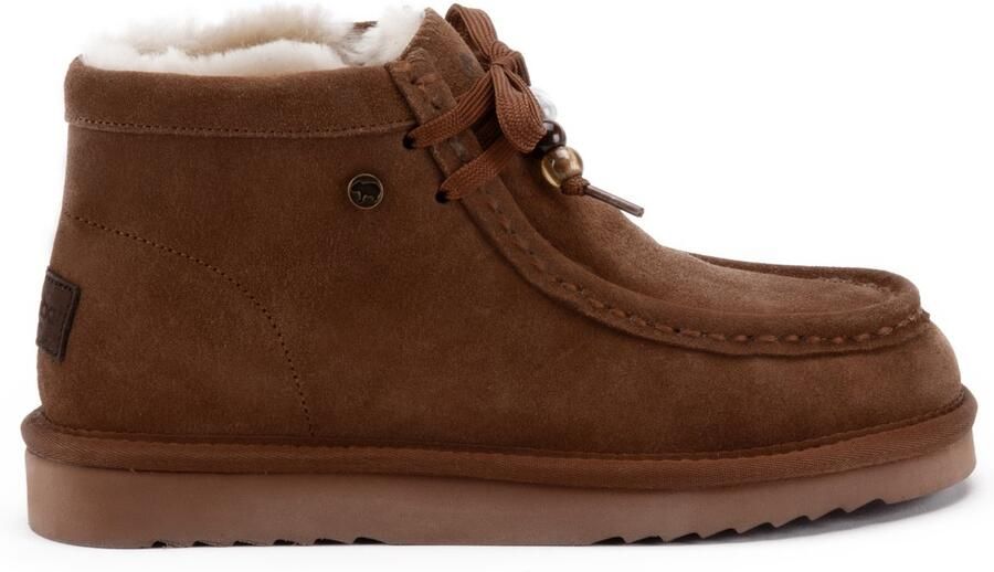 Warmbat Yeppoon Suede boot beads Dames Laarzen Cognac - Foto 5