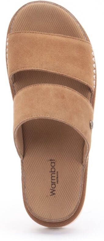 Warmbat Weerona Women Suede Dames Sandalen Bruin