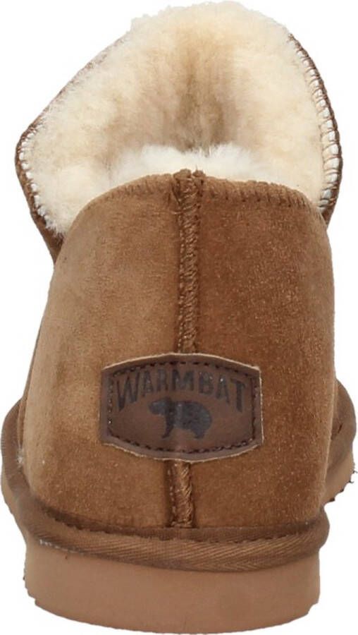 Warmbat Willow Pantoffels Dicht cognac