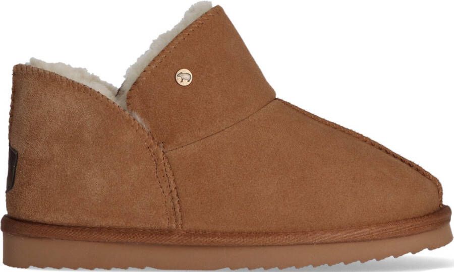 Warmbat Australia Willow suède pantoffels cognac kids Bruin Jongens Meisjes Suede 35