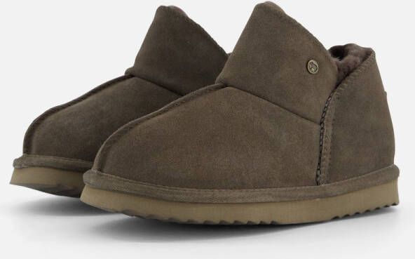 Warmbat Willow Suede Dames Sloffen Pebble