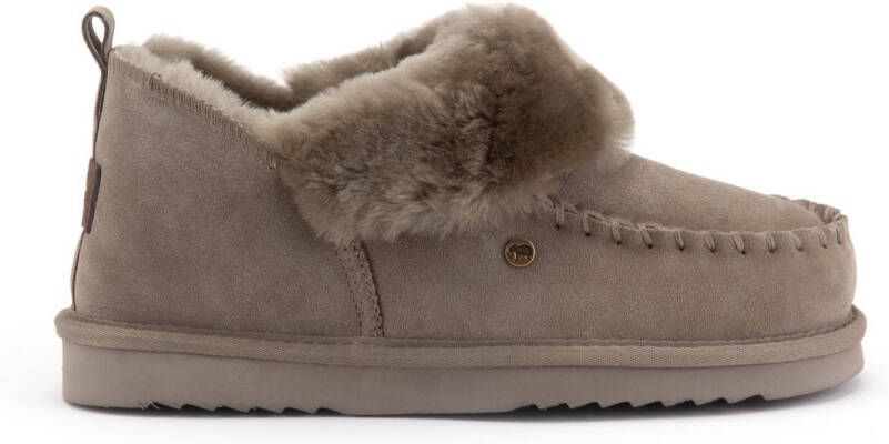 Warmbat Wiluna Suede Dames Sloffen Moss