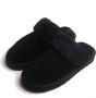 Warme Pantoffels Warme sloffen dames zwart - Thumbnail 1