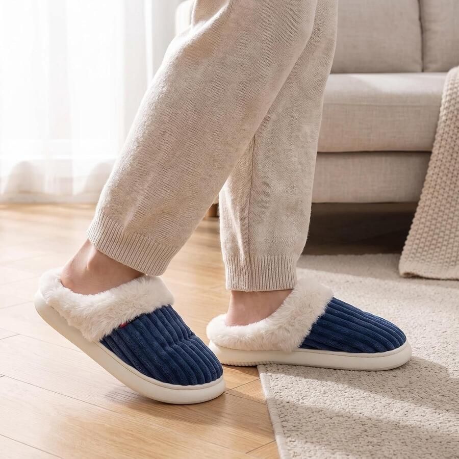 Warme winter slippers voor en Comfortabele en stijlvolle pantoffels voor binnen en buiten