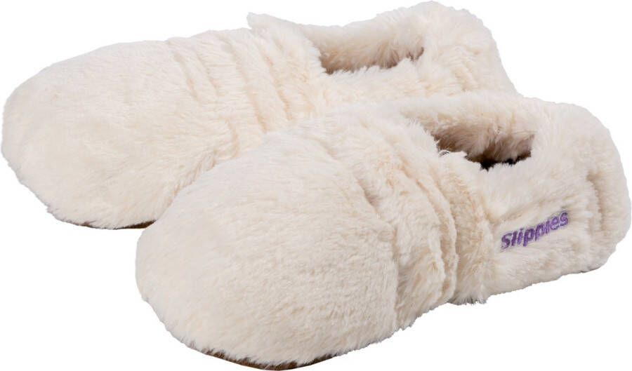 Warmies Slippies (36-40) creme plush 1 Paar