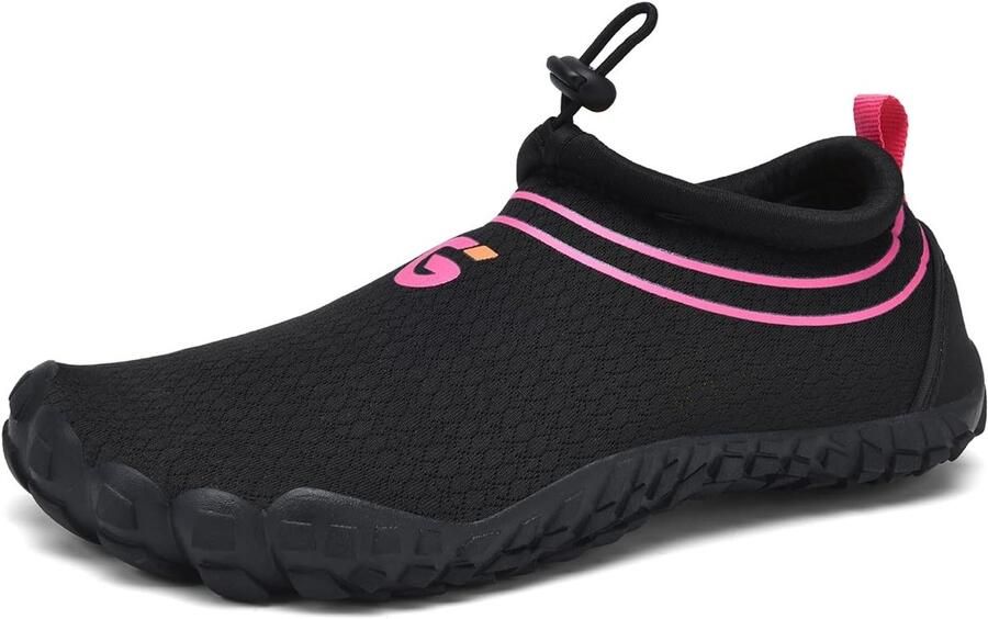 Wasserschoenen Zwart Roze 40 EU Sneldrogende Ade d Antislip Strandschoenen voor en