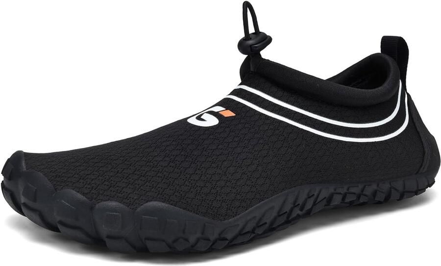 Wasserschoenen Zwart Wit 44 EU Sneldrogende Antislip Aquaschoenen Voor en