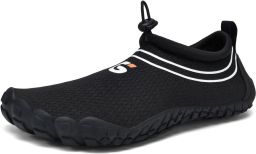 Wasserschoenen Zwart Wit 44 EU Sneldrogende Antislip Aquaschoenen Voor en