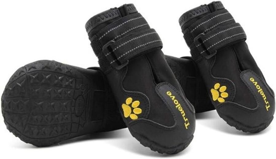 Waterdichte hondenschoenen met reflecterende bandjes voor honden