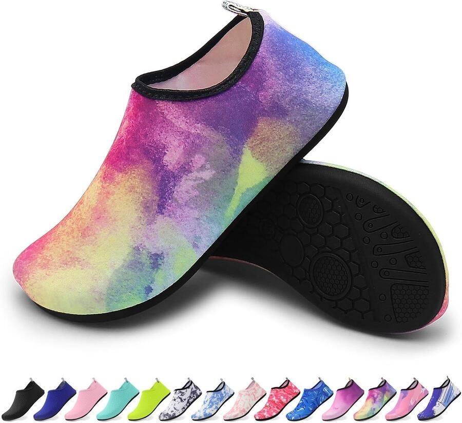 Waterschoenen antislip voor zwembad zee surfen watersport ultralicht en sneldrogend