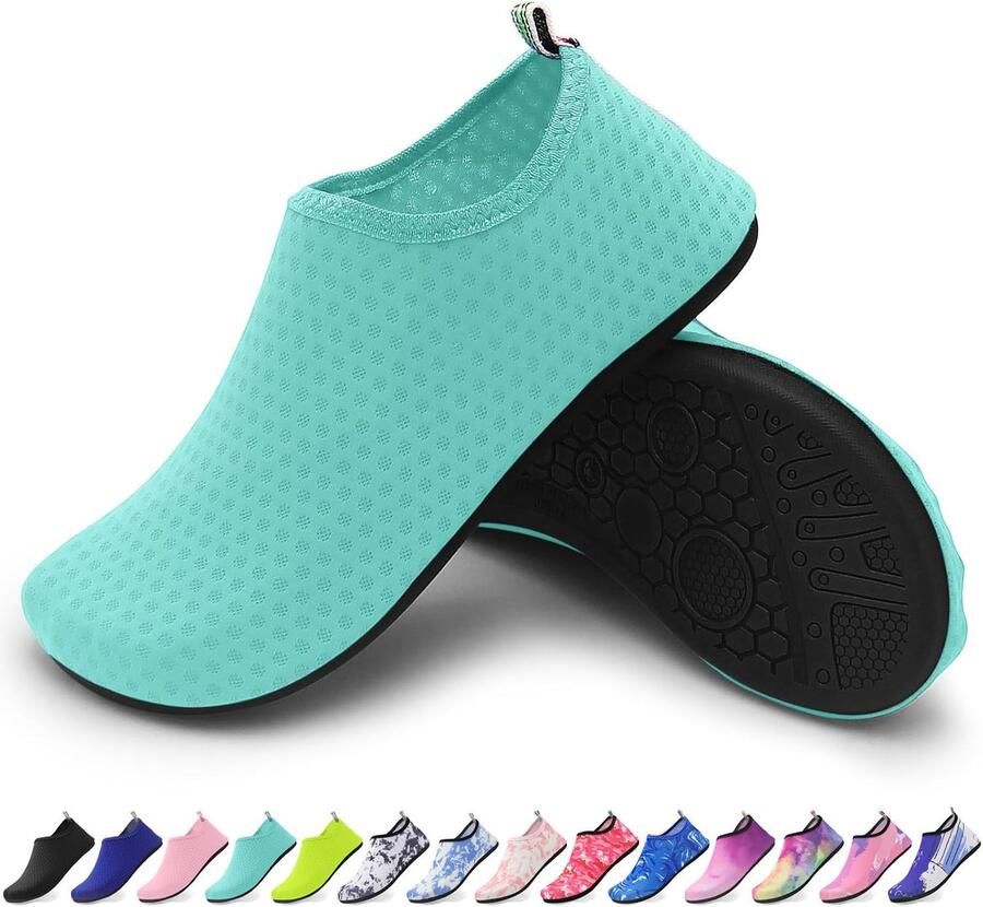 Waterschoenen antislip voor zwembad zee surfen watersport ultralicht en sneldrogend