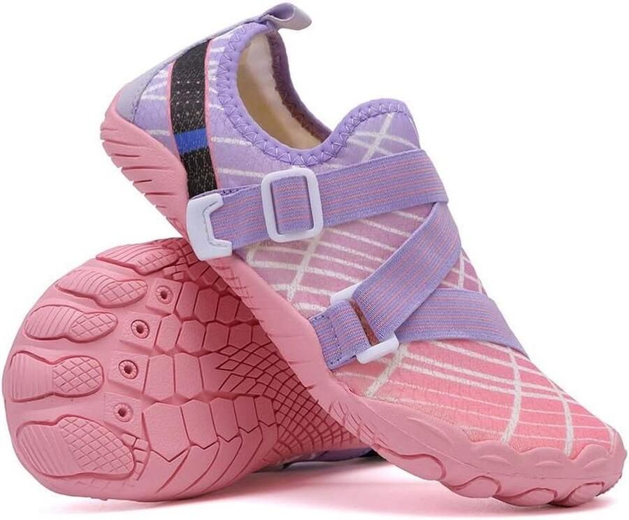 Waterschoenen Aquaschoenen Barefoot Watersporten Strand Sneldrogend Lichtgewicht Zwart