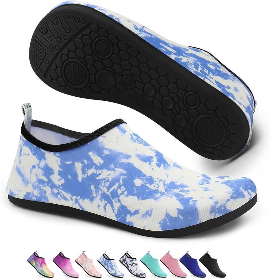 Waterschoenen Antislip Sneldrogend Zachte ade de bovenkant en flexibele zool voor zwembad strand surfen kajakken en vakantie aan zee