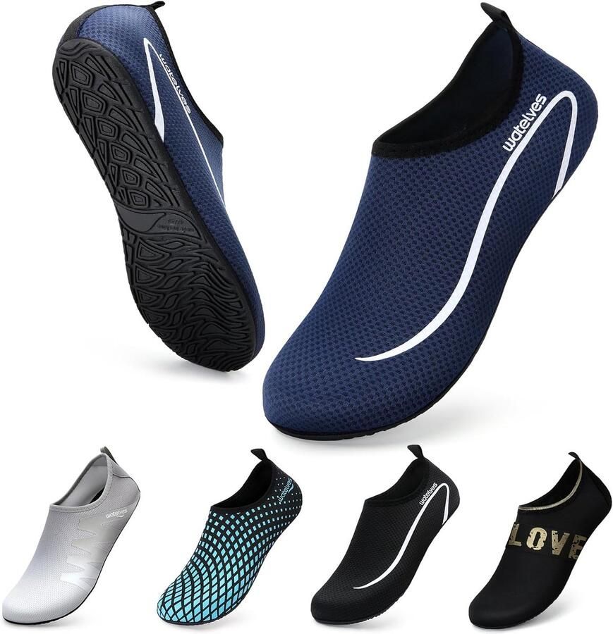 Waterschoenen Duikschoenen Badschoenen Antislip Superlicht Snel Drogen Surfen Strand Zwembad Uniseks（Linie ShopVlot