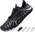 Waterschoenen Strandschoenen Surfschoenen Badschoenen 36-46EU - Zwart/Zilver