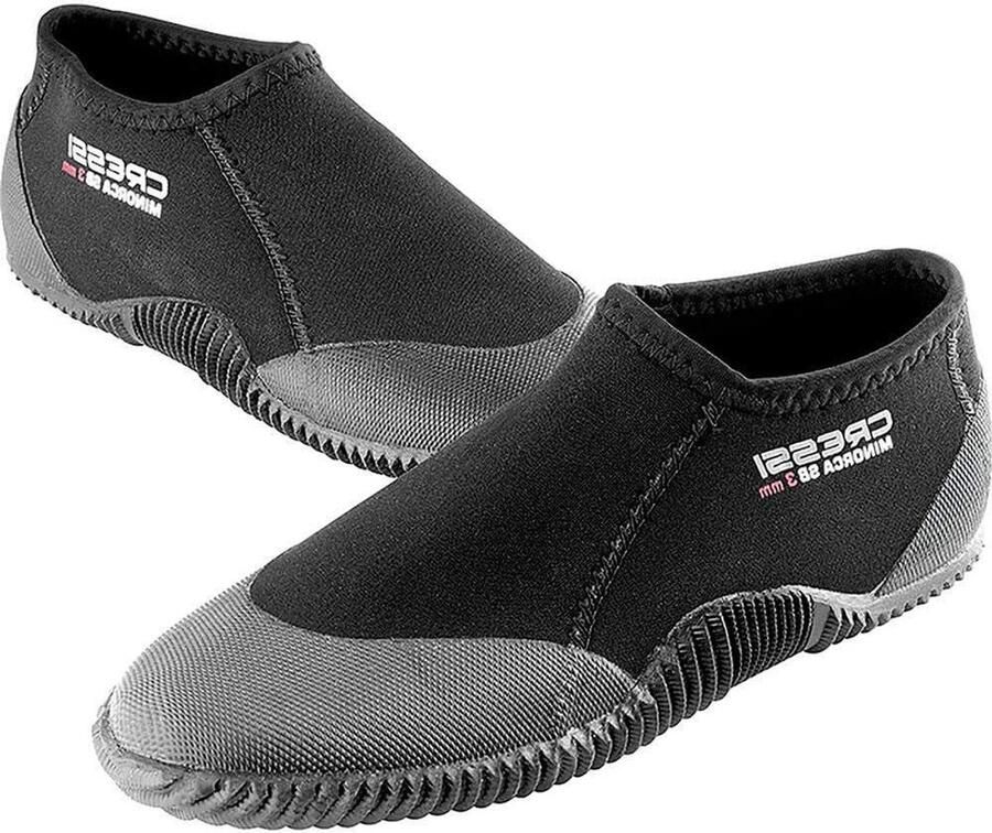 Waterschoenen Heren Duikschoenen Watersport Versterkte zool 3mm Zwart