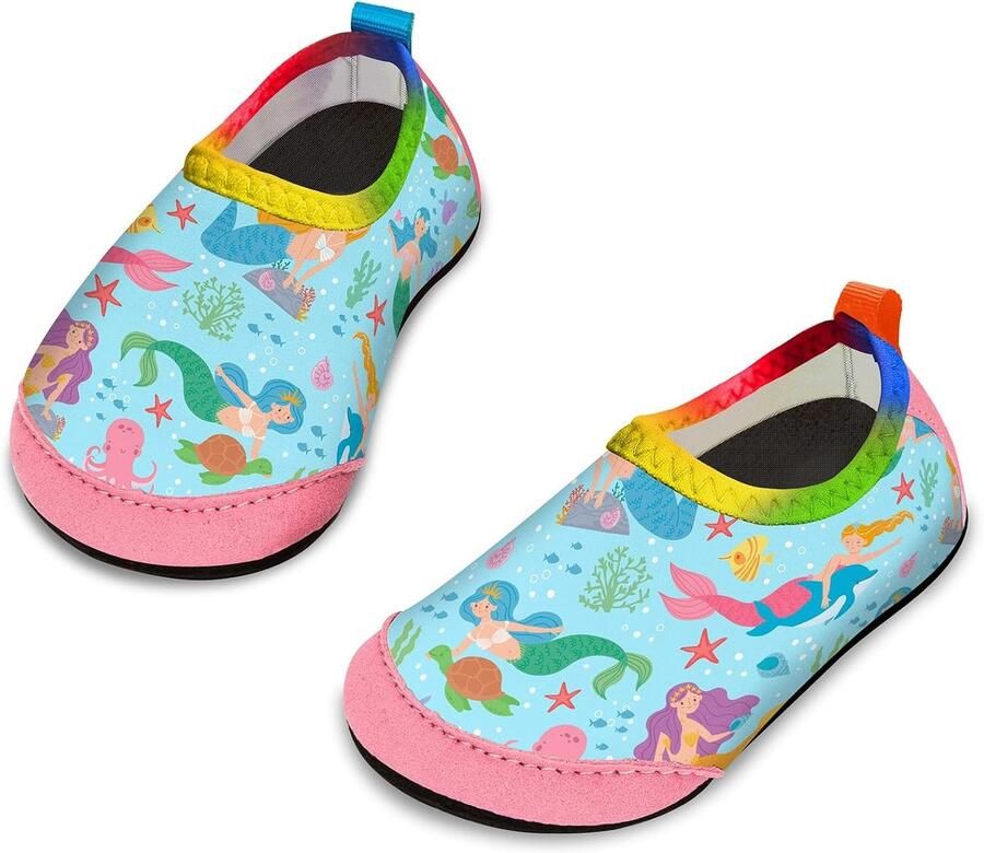 Waterschoenen sneldrogende aquaschoenen antislip blote voeten schoen voor kinderen strand en zwembad