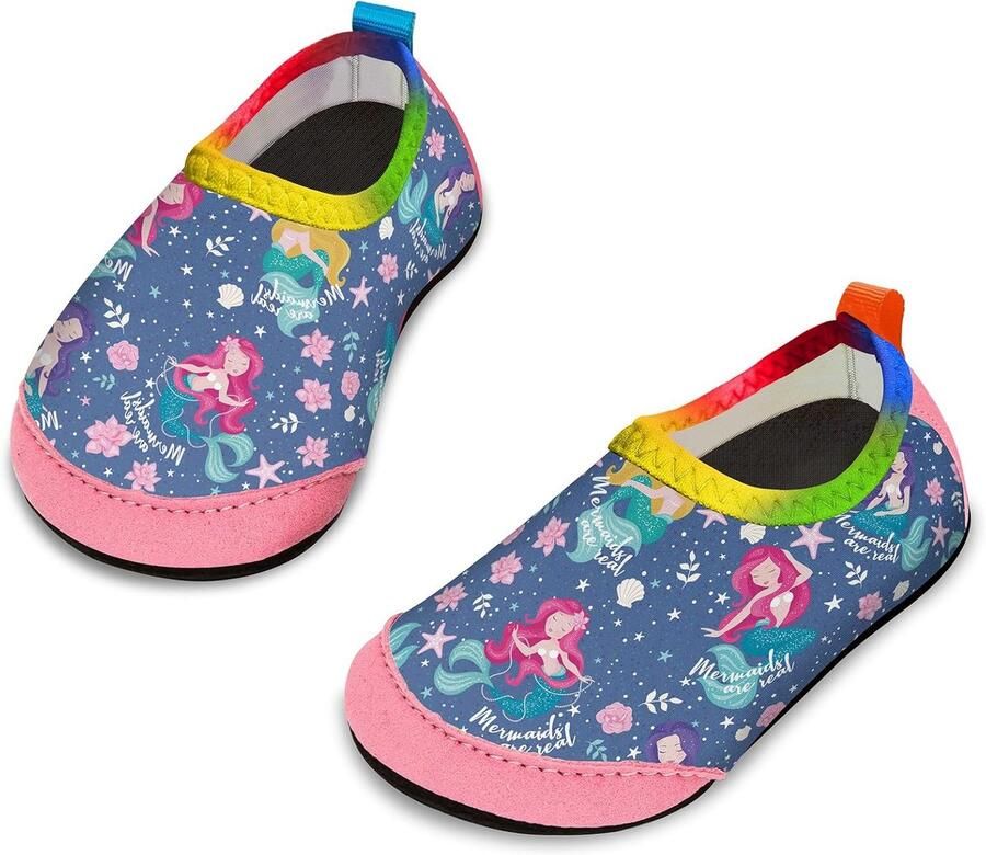 Waterschoenen sneldrogende aquaschoenen antislip blote voeten schoen voor kinderen strand en zwembad