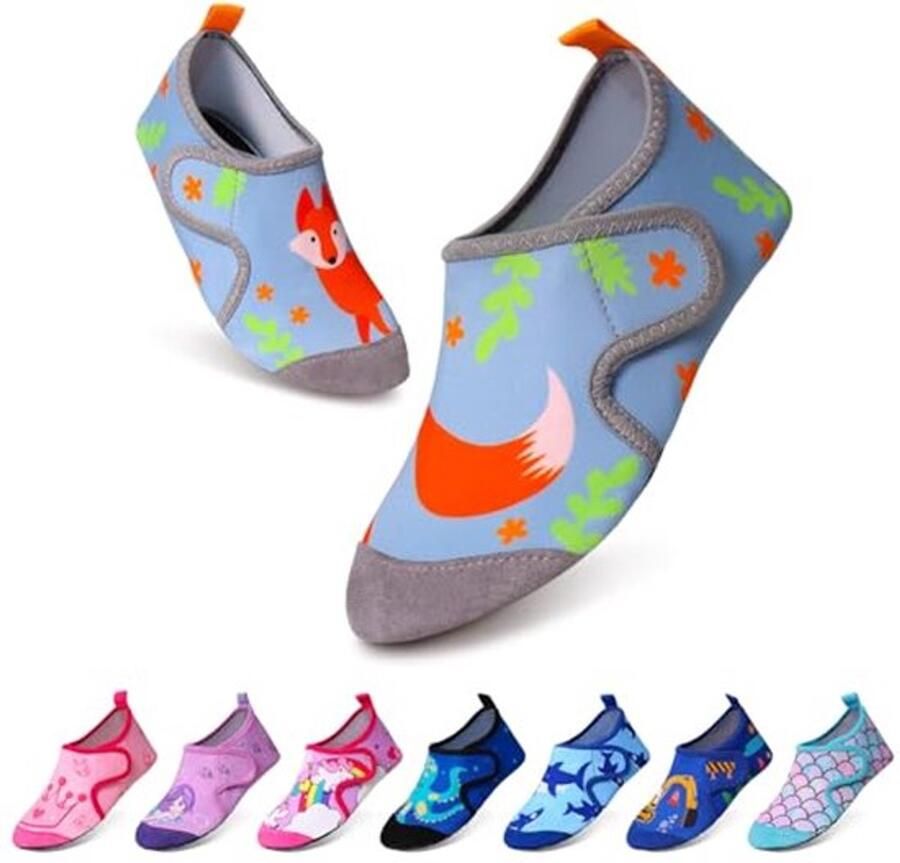 Waterschoenen voor kinderen antislip comfortabel en snel drogend voor strand en zwembad
